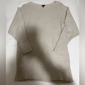 Express Taupe Knit Sweater Dress